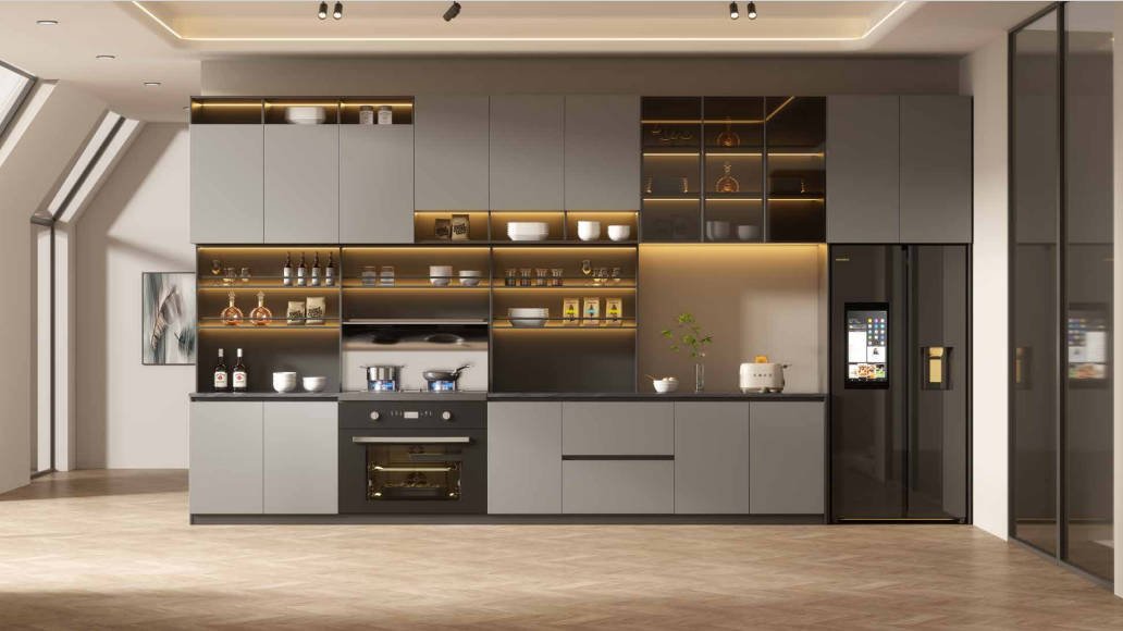 Custom 304 Stainless Steel Kitchen Cabinets for Commercial Projects