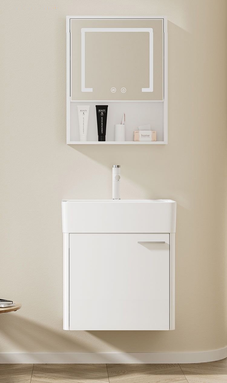 JATAII Wall-Mounted Small Vanity Floating Design for Guest Bath-MN002 detail