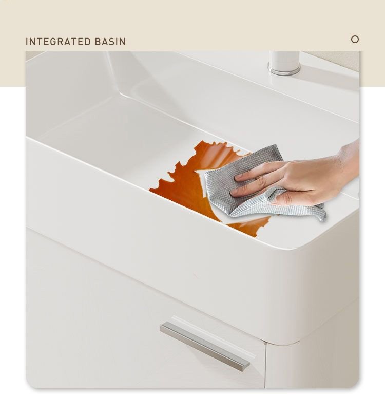 JATAII Wall-Mounted Small Vanity Floating Design for Guest Bath-MN002