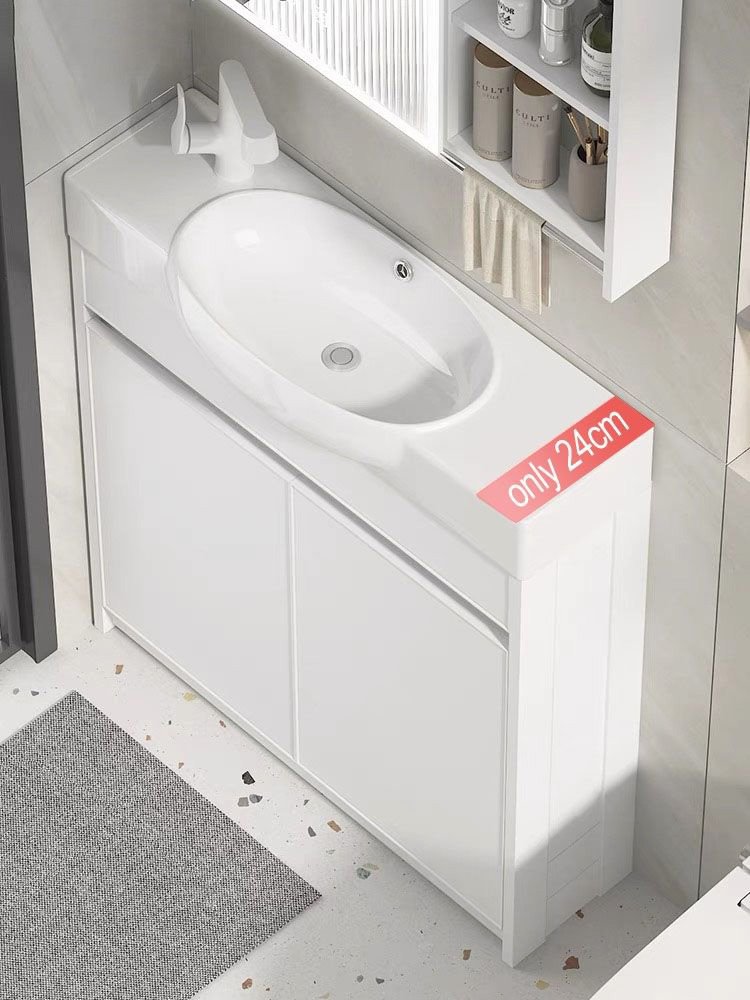 JATAII Wall-Mounted Small Vanity Floating Design for Guest Bath-MN003 detail