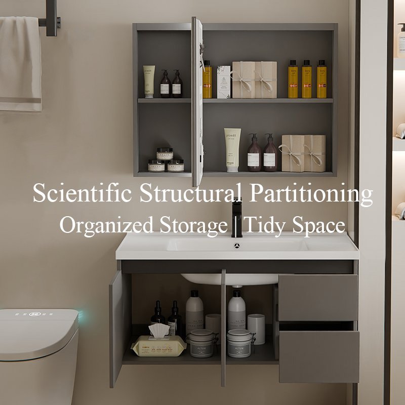 JATAII Vanity with Doors and Drawers MX001