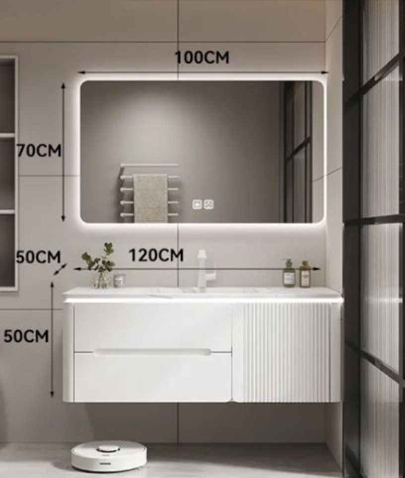 JATAII Vanity with Doors and Drawers MX002 detail 6