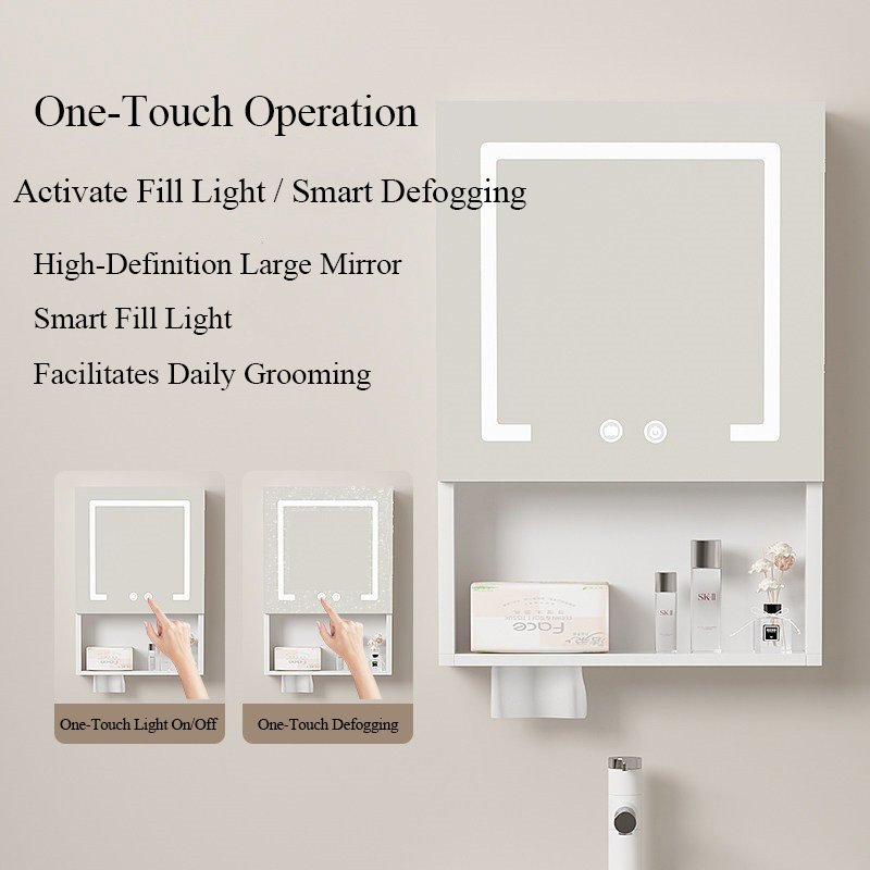 JATAII Pure White Waterproof Aluminum Honeycomb Vanity PW003
