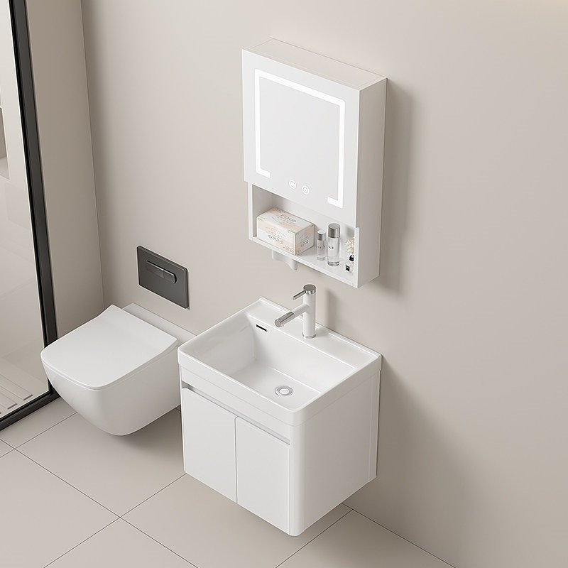 JATAII Pure White Waterproof Aluminum Honeycomb Vanity PW003