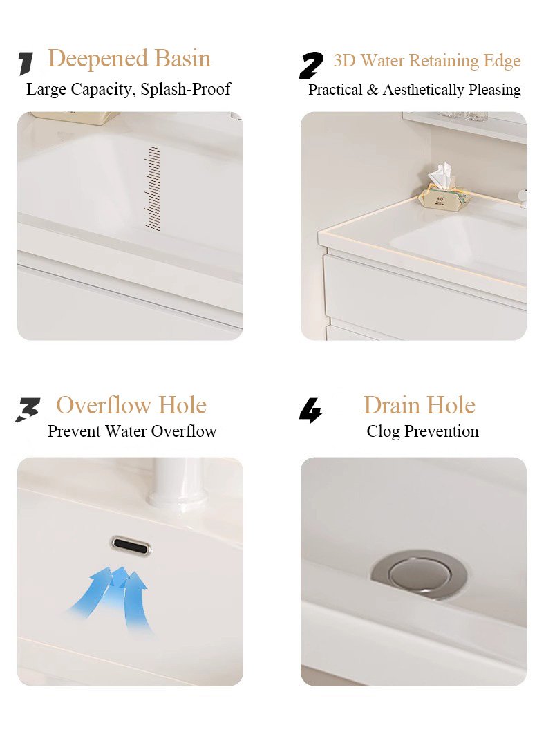 JATAII Wall-Mounted Bathroom Vanity with 2 Soft-Closing Drawers-SC002 detail 3