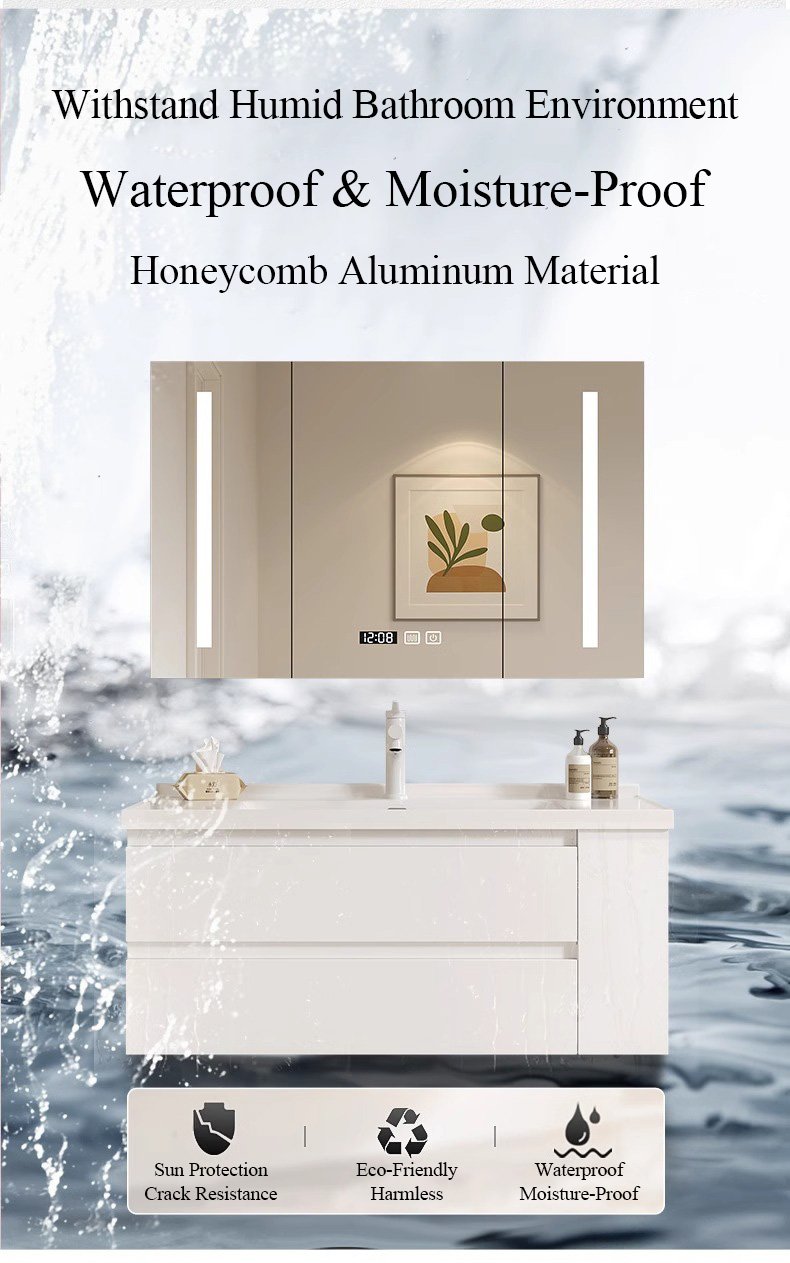 JATAII Wall-Mounted Bathroom Vanity with 2 Soft-Closing Drawers-SC002 detail 5