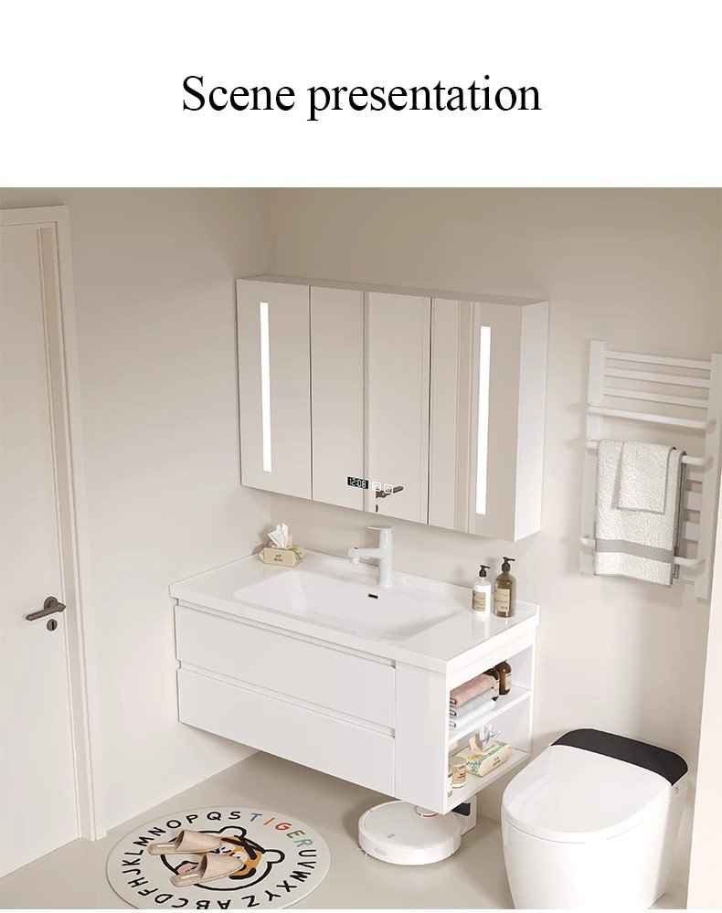 JATAII Wall-Mounted Bathroom Vanity with 2 Soft-Closing Drawers-SC002 detail 7