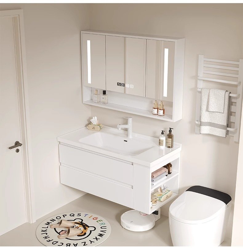 JATAII Wall-Mounted Bathroom Vanity with 2 Soft-Closing Drawers-SC002 detail 8
