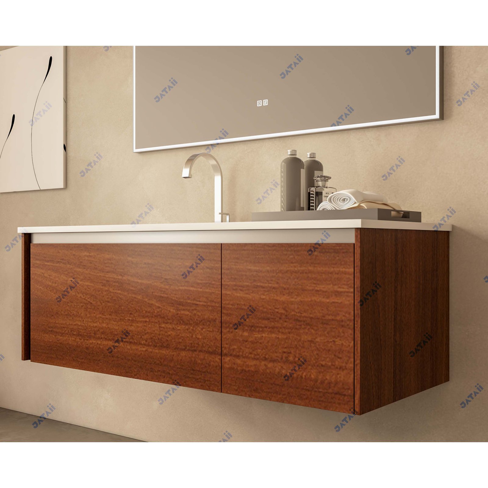 JATAII Modern Vanity Asymmetrical Mirror HT005