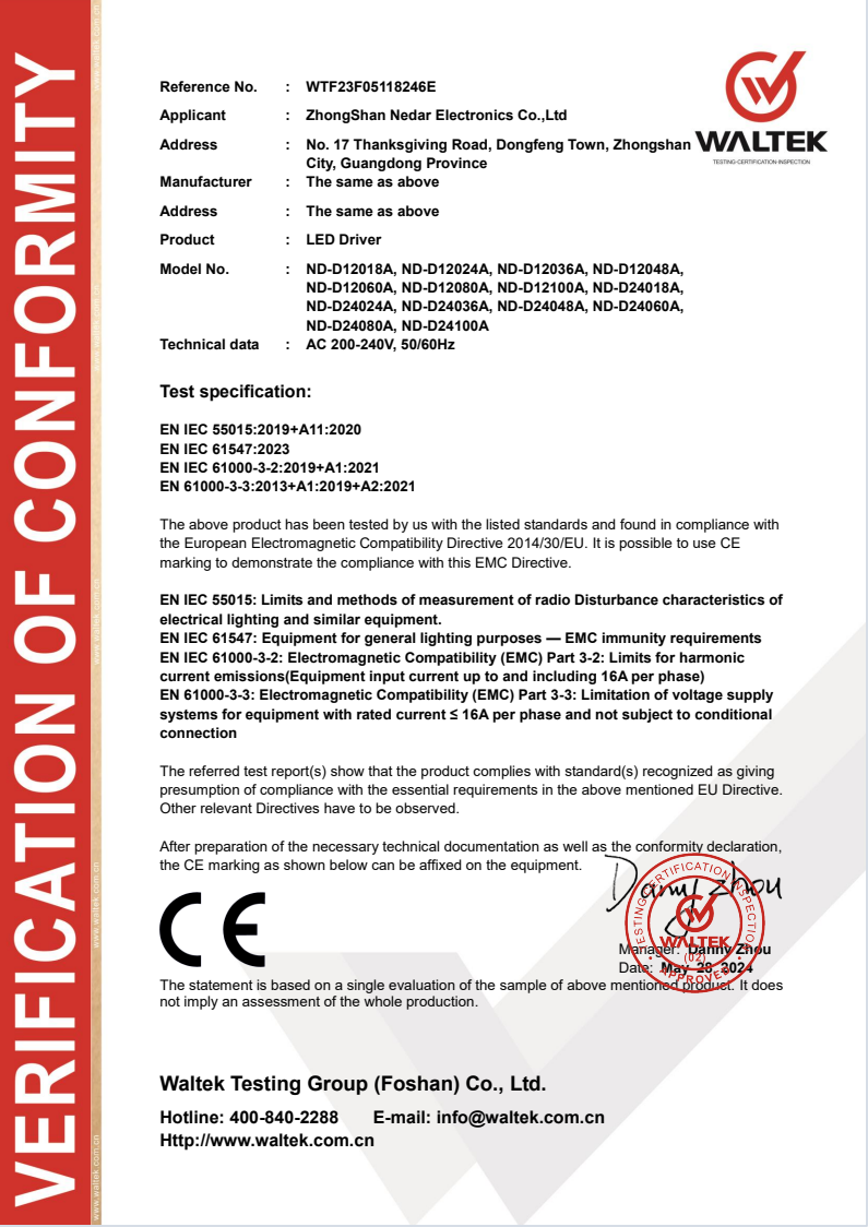 CE Compliance