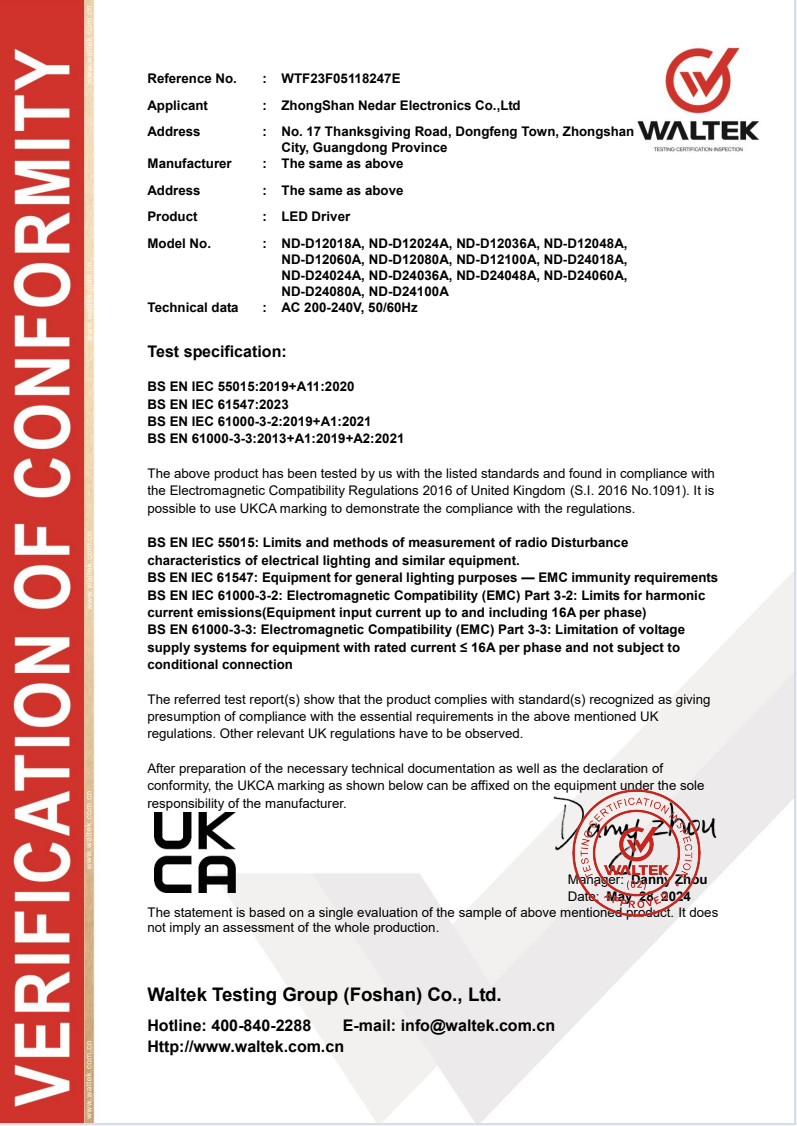 UKCA Compliance