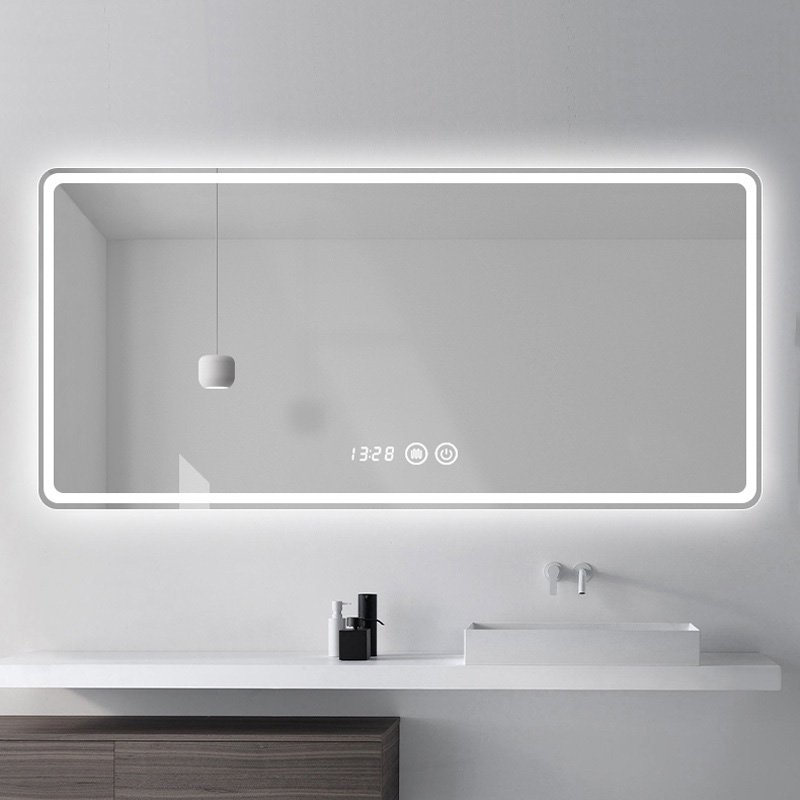 Square LED Backlit Smart Mirror - Sleek Edge