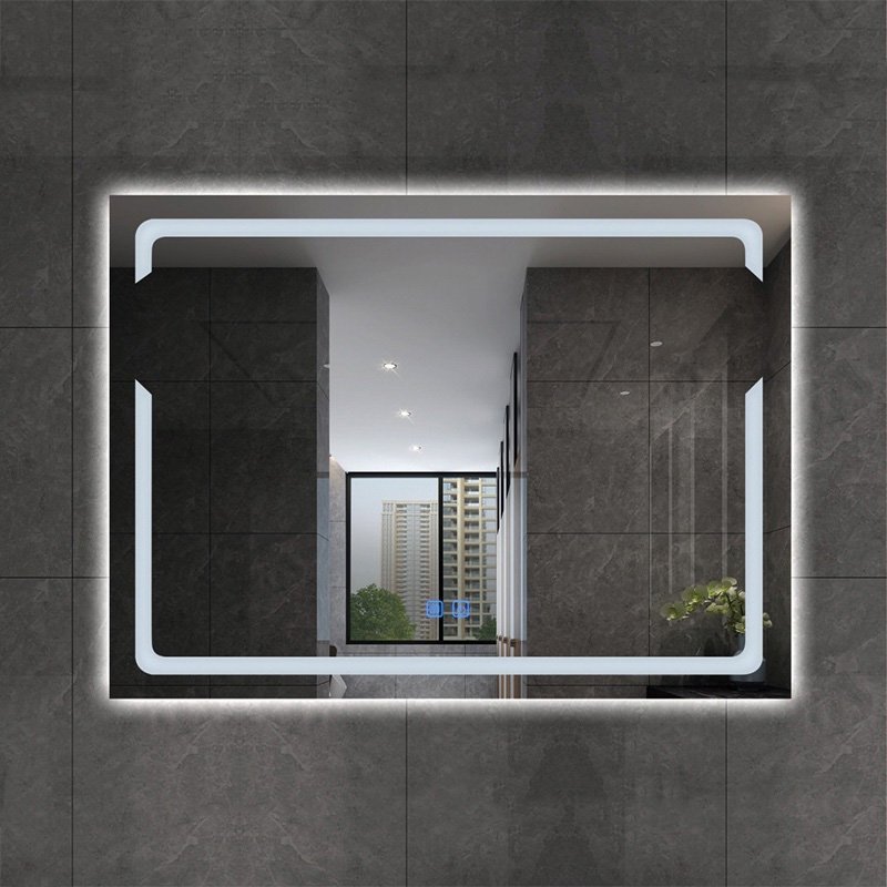 Square Backlit Mirror - Minimalist Pro Series