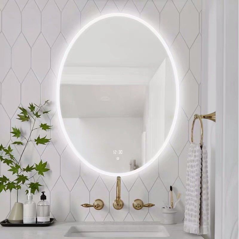 Modern Round Backlit Bathroom Mirror - Pro Series