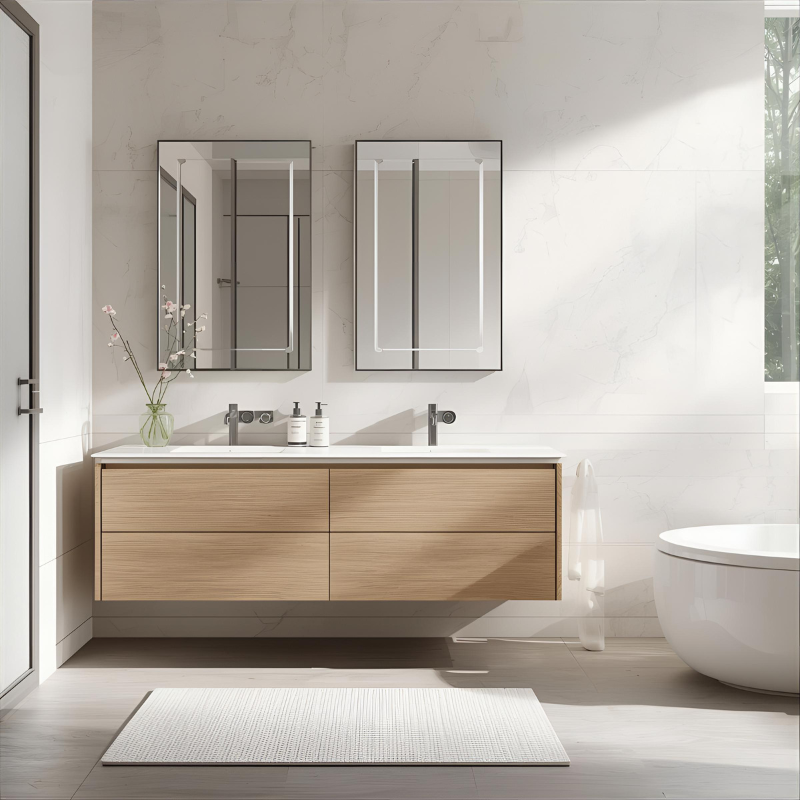FSC-Certified vs. Engineered Metal: The B2B Guide to Sustainable Bathroom Vanities
