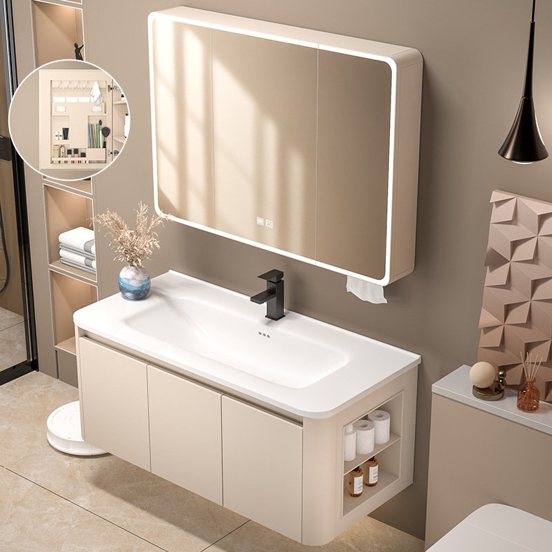 Luxury Black Fluted Floating Vanity - DB Test Keep