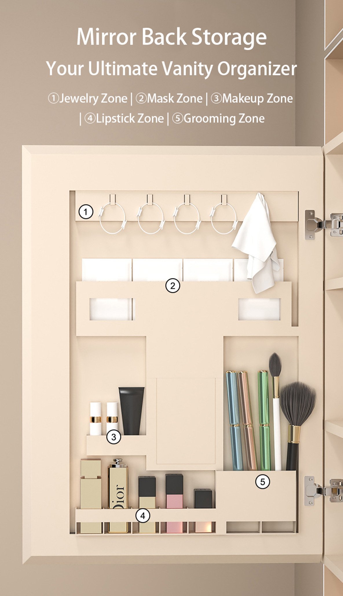 Luxury Black Fluted Floating Vanity - DB Test Keep detail 3