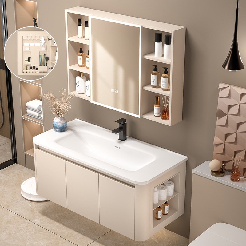 Luxury Black Fluted Floating Vanity - DB Test Keep