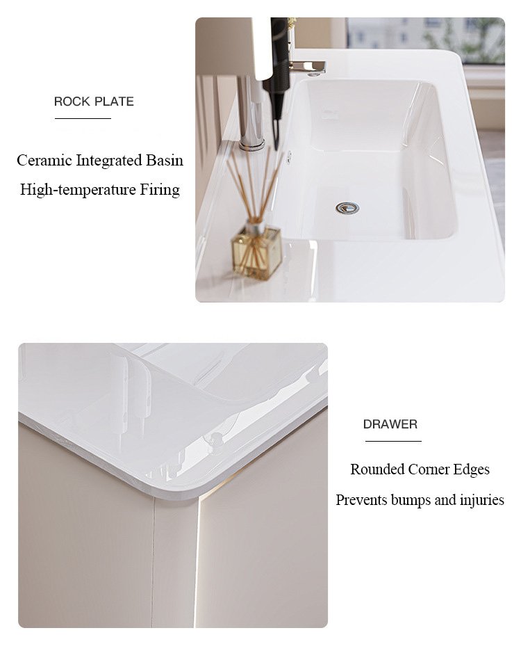 1200mm Modern Tech Aluminum Honeycomb Vanity with Ambient Lighting & Smart Mirror | JTDR012 detail 3