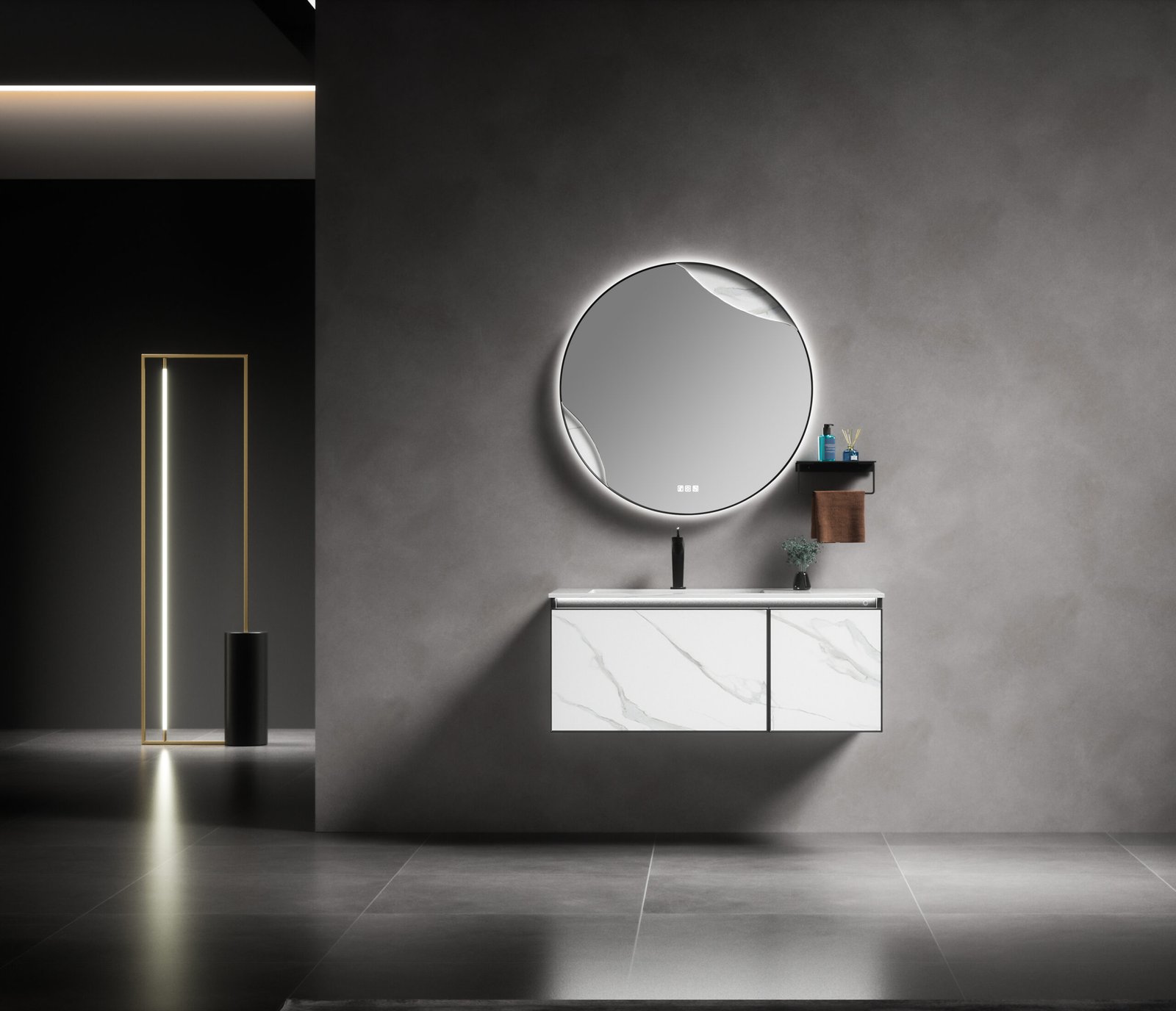Modern Wall Mounted Bathroom Vanities Manufacturer