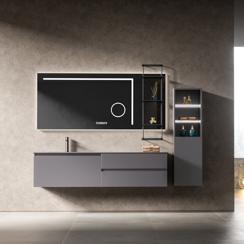 Modern Wall Mounted Bathroom Vanities Manufacturer JATAII V-6123