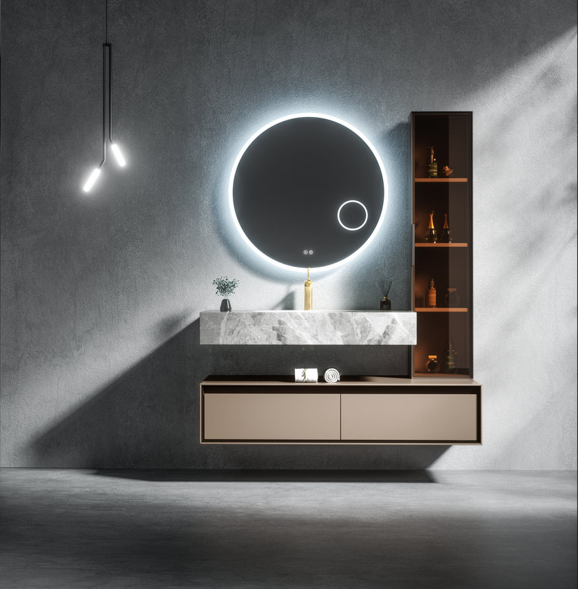 Modern Wall Mounted Bathroom Vanities Manufacturer JATAII V-6105